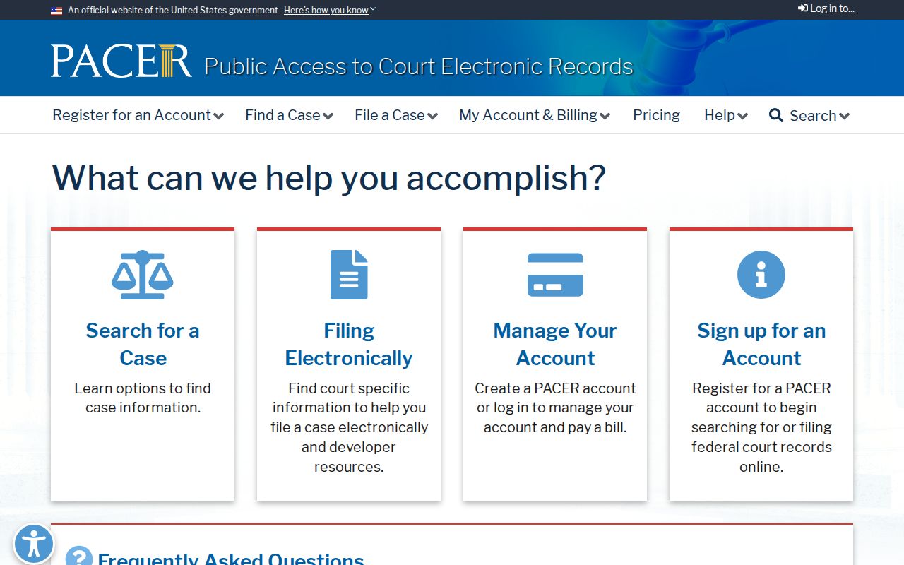 Avoyelles Parish federal criminal court case PACER access